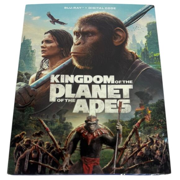 New Sealed kingdom of the planet of the apes (BLU-RAY+ DIGITAL CODE) W/Slipcover - Picture 1 of 2